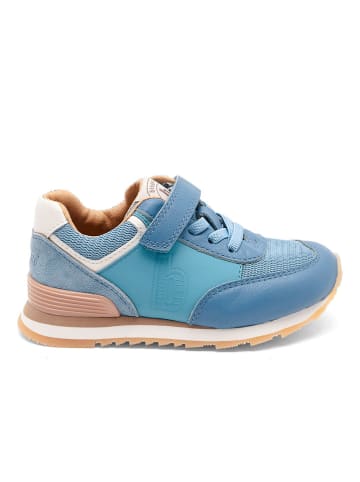 bisgaard Leder-Sneakers "Walde" in Hellblau