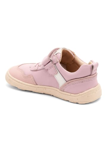 bisgaard Skórzane buty barefoot "Bill" w kolorze jasnoróżowym