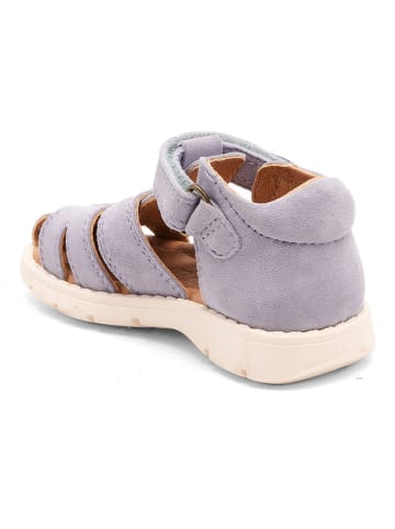 bisgaard Skórzane półsandały "Richy" w kolorze zielonym