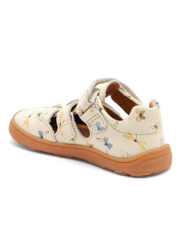 bisgaard Skórzane buty barefoot "Fabio" w kolorze żółtym
