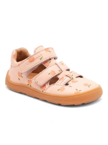 bisgaard Skórzane buty barefoot "Fabio" w kolorze pomarańczowym