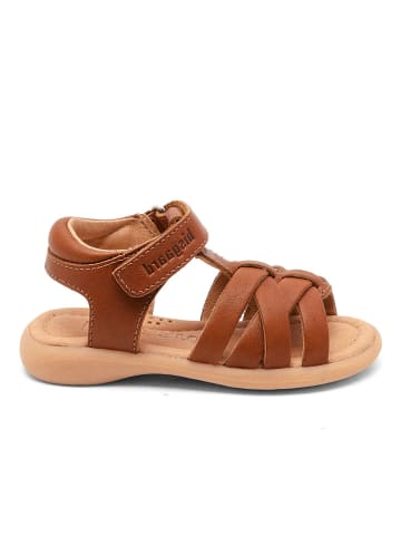 bisgaard Leren sandalen "Simone" lichtbruin
