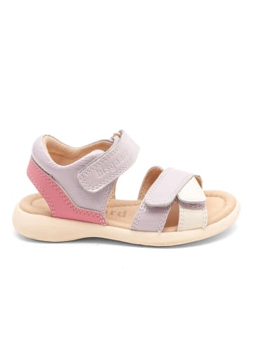 bisgaard Skórzane sandały "Tracy" w kolorze fioletowym