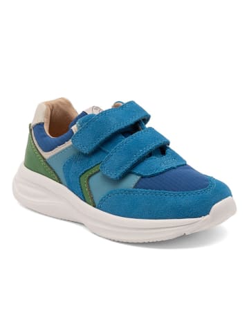 bisgaard Skórzane sneakersy "Yuki" w kolorze niebieskim