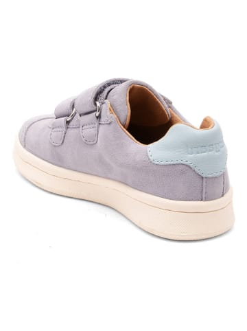 bisgaard Leder-Sneakers "Bay V" in Lila