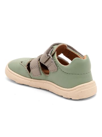 bisgaard Leder-Barfußschuhe "Fabio" in Grün