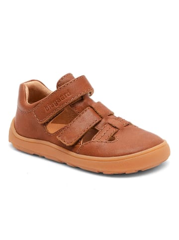 bisgaard Skórzane buty barefoot "Fabio" w kolorze jasnobrązowym