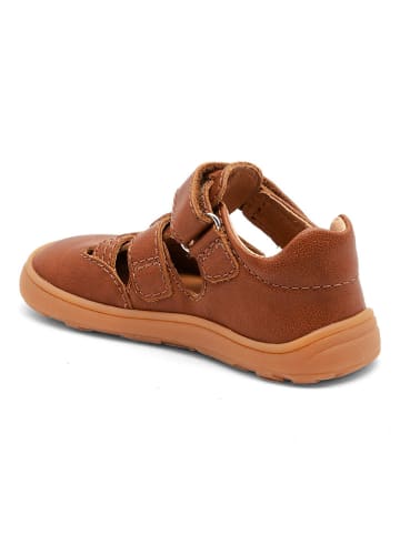 bisgaard Skórzane buty barefoot "Fabio" w kolorze jasnobrązowym