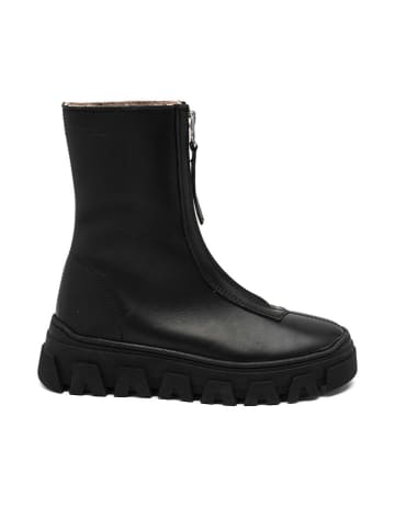 bisgaard Leder-Boots "Nomi" in Schwarz