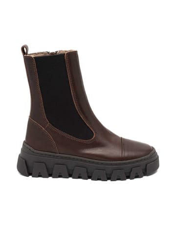 bisgaard Leder-Boots "Nilla" in Braun