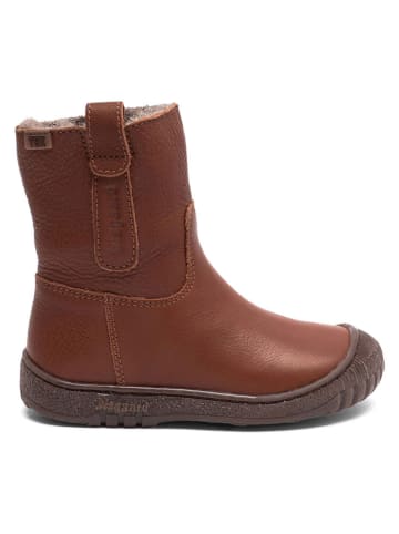 bisgaard Leder-Winterstiefel in Hellbraun