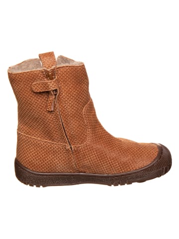 bisgaard Leder-Boots  in Hellbraun