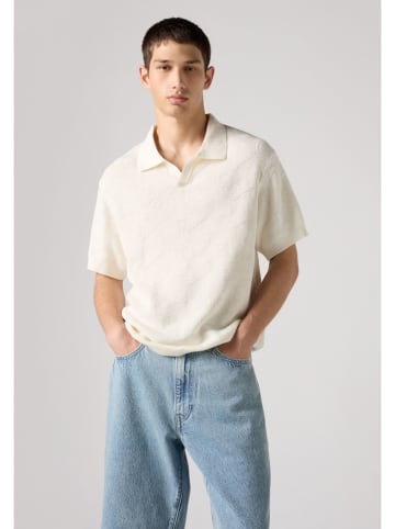 Levi's Koszulka polo w kolorze kremowym