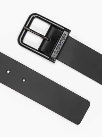 Levi's Leder-Gürtel in Schwarz