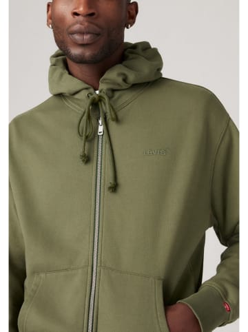 Levi's Sweatjacke in Oliv