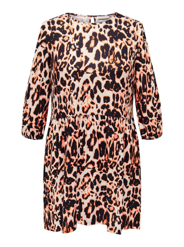 Carmakoma Jurk beige/zwart