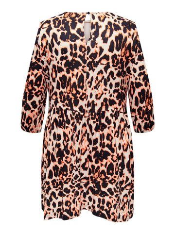 Carmakoma Jurk beige/zwart