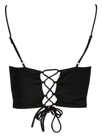 Gina Tricot Top w kolorze czarnym