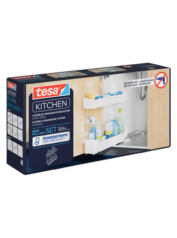 tesa Kastlade "Pull-Out" wit - (B)45 x (H)48,5 x (D)21 cm