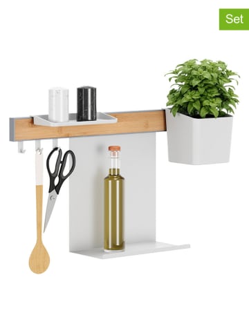 tesa 5tlg. Organizer-Set in Gold/ Hellbraun