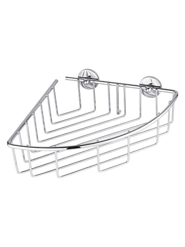 tesa Doucherek zilverkleurig - (B)20,5 x (H)7,6 x (D)21 cm