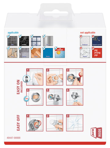 tesa Toiletrolhouder "Esteetic" zilverkleurig - (B)13,2 x (H)9,9 x (D)4,5 cm