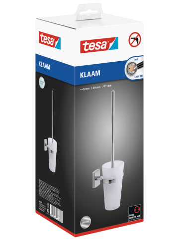 tesa WC-Garnitur "Klaam" in Silber - (H)41,6 cm