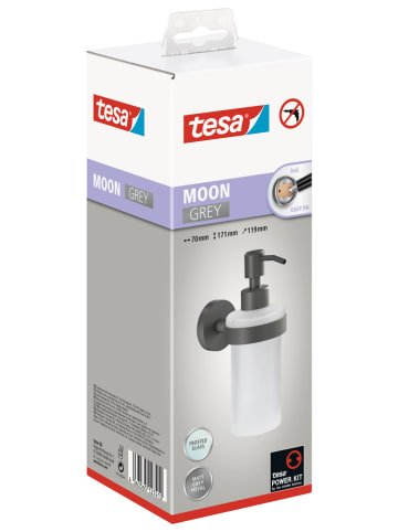tesa Zeepdispenser "Moon" grijs - 200 ml