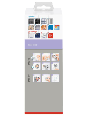 tesa Zeepdispenser "Moon" grijs - 200 ml