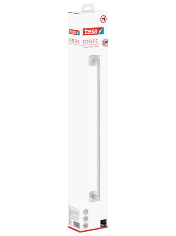 tesa Handtuchstange "Esteetic" in Silber - (L)63 cm
