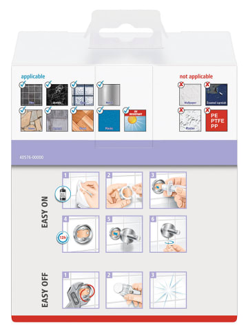 tesa Kubek łazienkowy "Moon" w kolorze białym - 7 x 11 x 9,6 cm