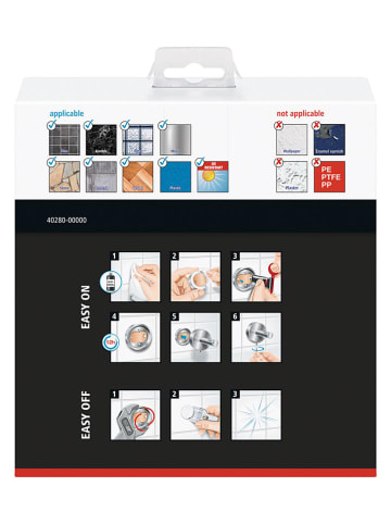 tesa Handdoekring "Loxx" zilverkleurig - (H)20,5 cm