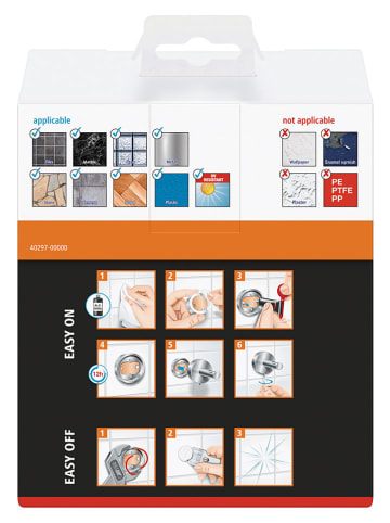 tesa Seifenschale "Luup" in Silber/ Weiß - (B)15 x (H)5 x (T)12 cm