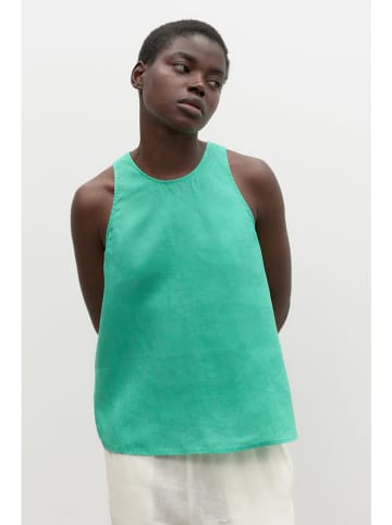 Ecoalf Leinen-Top in Grün