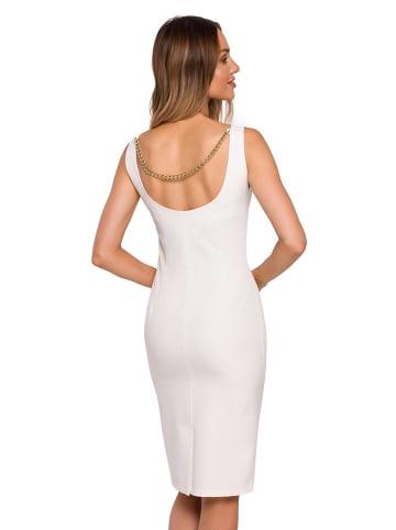 made of emotion Sukienka w kolorze kremowym