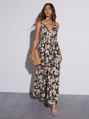 Milan Kiss Kleid in Schwarz/ Beige