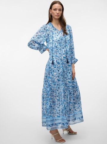Vero Moda Sukienka w kolorze błękitno-białym