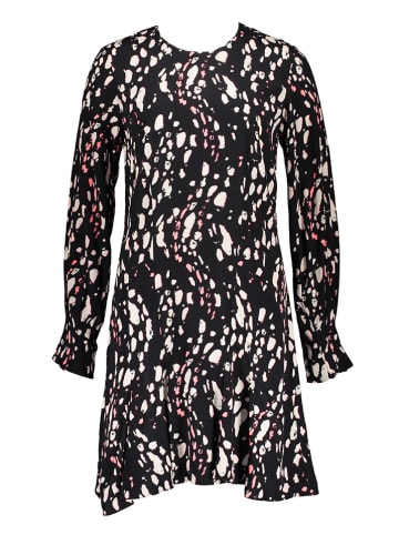 TAIFUN Kleid in Schwarz/ Creme