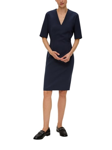 s.Oliver BLACK LABEL Jurk donkerblauw