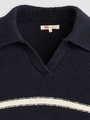 Levi's Pullover in Dunkelblau/ Weiß