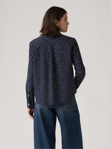 Levi's Bluse in Dunkelblau/ Weiß