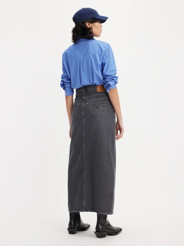 Levi's Spódnica dżinsowa w kolorze antracytowym