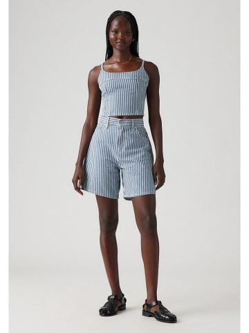 Levi's Short lichtblauw/wit