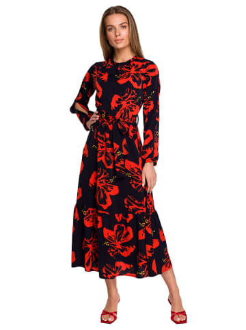 Stylove Jurk zwart/meerkleurig