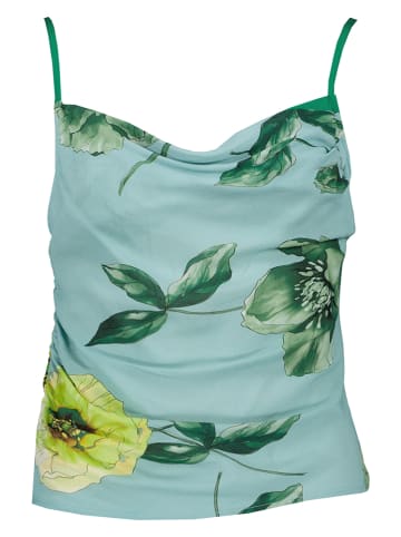 Pinko Top w kolorze turkusowo-żółtym