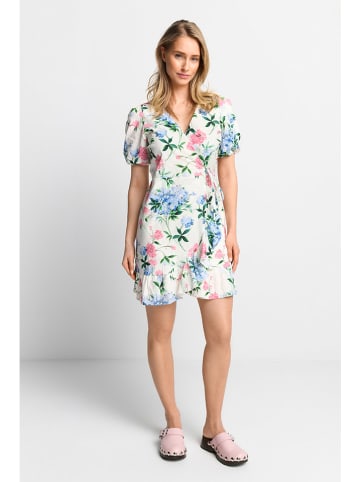 Rich & Royal Sukienka w kolorze kremowo-jasnoróżowo-błękitnym