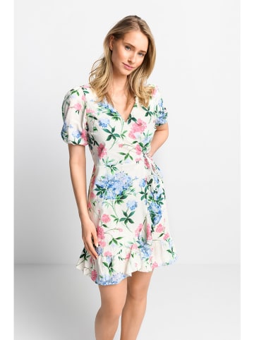 Rich & Royal Jurk crème/lichtroze/lichtblauw