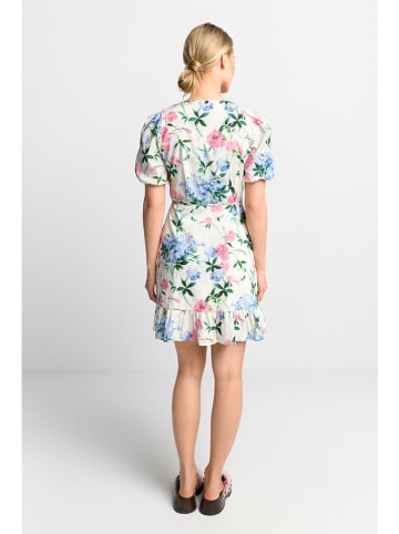 Rich & Royal Kleid in Creme/ Rosa/ Hellblau