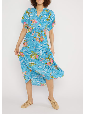Blutsgeschwister Kleid "Saint Tropenaloha feeling" in Blau