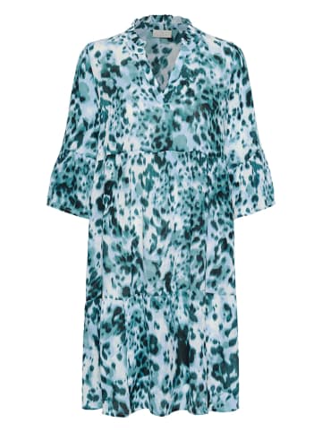 Kaffe Kleid in Türkis/ Blau